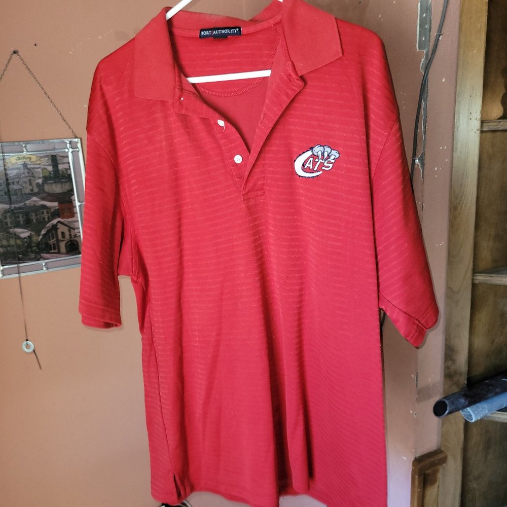 Shirts, Red Wildcats Port Authority-Polo Type Shirt Large